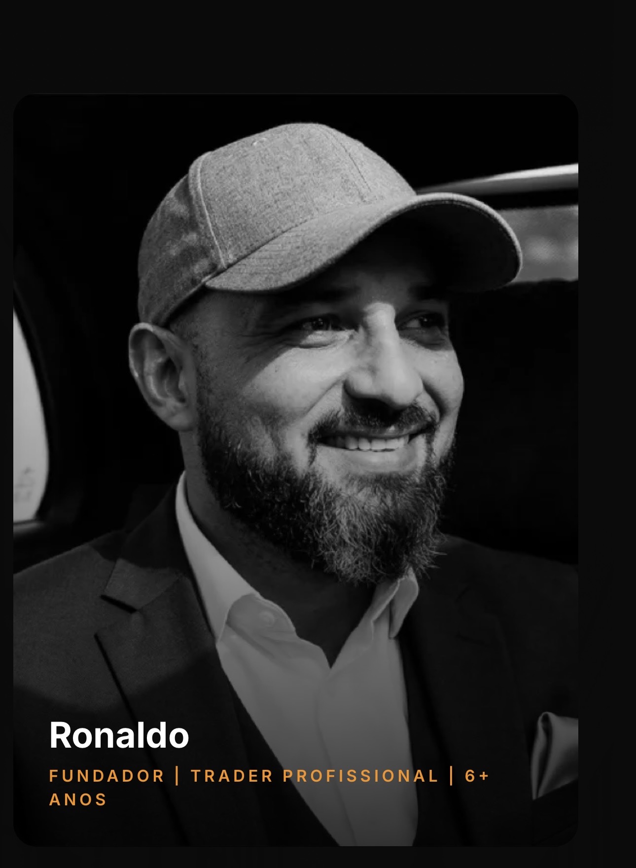 Ronaldo — Especialista em Criptoativos e Fundador